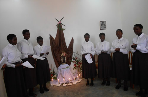 Iniciación al noviciado en Rwanda