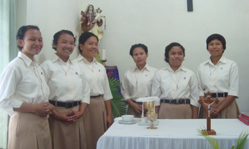 Iniciación al Postulantado en Indonesia